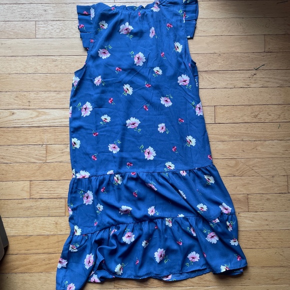 Brand New Women’s Monteau Blue Floral Dress - Picture 5 of 12